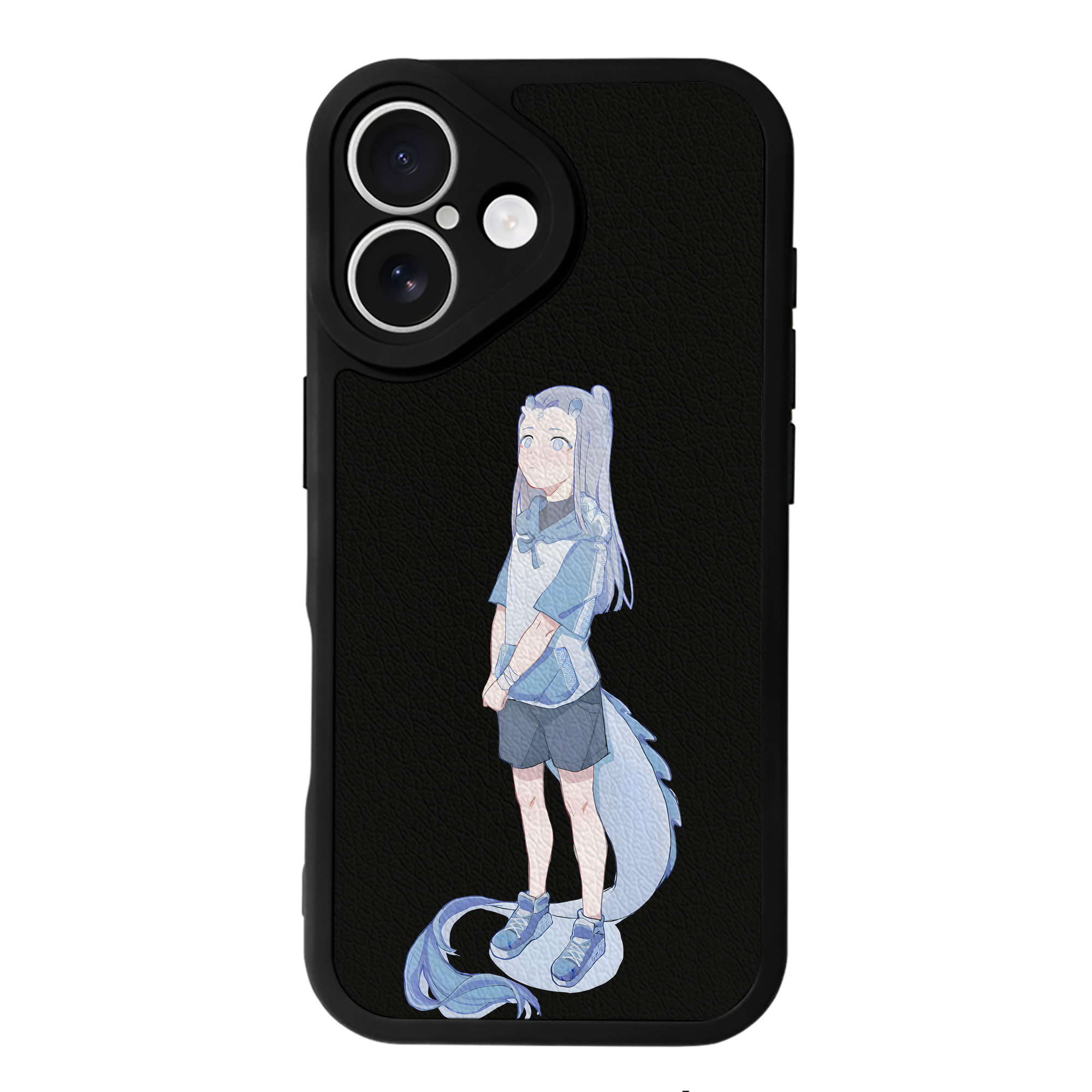 （画像用） Ne Zha 2 ナタ 魔童の大暴れ 【iPhone 16シリーズ対応】シリコンスマホケース（レザー調） 材質：シリコン
